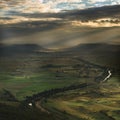 Sunset over Hunter Valley Royalty Free Stock Photo