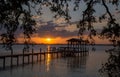 Sunset over Indian River, Florida