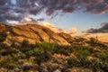 Sunset over Javelina Rocks in Saguaro National Park, Arizona