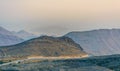 Sunset over Jebel Akhdar in Oman