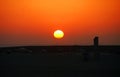 Sunset over Jumeirah beach