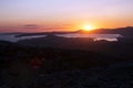 Sunset over Kastela Bay, Croatia