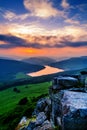 Sunset over Ladybower Reservoir