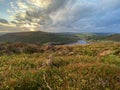 Sunset over Ladybower Reservoir. Royalty Free Stock Photo