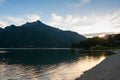 Sunset over Lago di Ledro, Trento, Italy