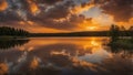 sunset over the lake closeup sea sand beach, panoramic beach landscape, inspire tropical beach seascape horizon Royalty Free Stock Photo