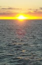 Sunset over Lake Michigan Royalty Free Stock Photo