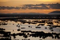 Sunset over Lake Titicaca - Peru Royalty Free Stock Photo