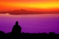 Sunset Over Lake Titicaca Peru - 5 Royalty Free Stock Photo