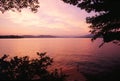 Sunset over Lake Winnipesaukee, NH