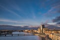 Sunset over Limerick city