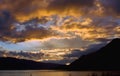 A Sunset Over Loch Duich Royalty Free Stock Photo
