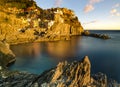 Sunset over Manarola