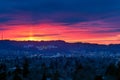 Sunset over Marquam HIll