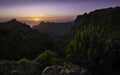 Sunset over Masca, Tenerife