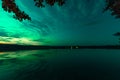 sunset over mazurian lake, Summer, Poland, Esat Europe.