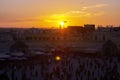 Sunset over medina, Meknes, Morocco