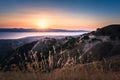 Sunset over Messina strait