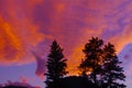 Sunset over Sapphire Mountains, Montana