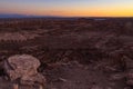 Sunset over the moon valley / valle de la luna in the Atacama desert, Chile Royalty Free Stock Photo