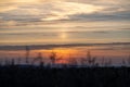 Sunset Over Moravian Fields