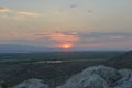 Sunset over Mount Ararat, Armenia Royalty Free Stock Photo