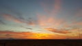 High desert sunset with Mt Hood