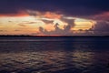 Sunset Over Myakka River Royalty Free Stock Photo