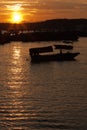 Sunset over nanwan port