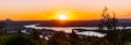 Sunset over Noosa, Queensland, Australia Royalty Free Stock Photo