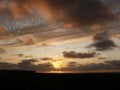 Sunset over the North Sea