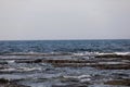 Sunset over the ocean and beach on a nice winter day viewed from Camps Bay near Cape Town South Africa Royalty Free Stock Photo