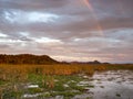 Sunset over Palo Verde National Park in Costa Rica