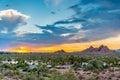 Sunset over Papago Park