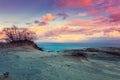 Sunset over Parnidis dune