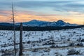 Sunset Over Pikes Peak Colorado