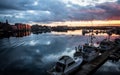 Sunset over Portsmouth, NH