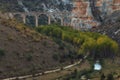 Sunset over Riaza canyon in Segovia