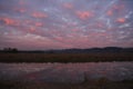 Sunset Over Ridgefield Royalty Free Stock Photo