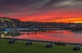 Sunset Over the River Medway in Kent