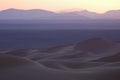 Sunset over the Sahara Desert