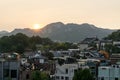 Sunset over Samcheongdong