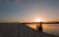 Sunset over San Jose Del Cabo Estuary / Lagoon in Baja California Mexico Royalty Free Stock Photo