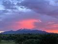 Sunset over Santa Rita Mountains, Arizona