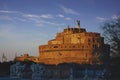 Sunset over SantÃÂngelo Castle