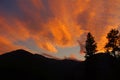 Sunset over Sapphire Mountains, Montana