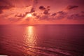 Sunset over sea Royalty Free Stock Photo