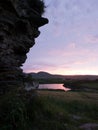 Sunset over the sea in Kerry,Ireland Royalty Free Stock Photo