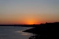 Sunset over the Sea and Mountains - Sicily, Italy