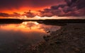 Sunset over Seabrook Beach